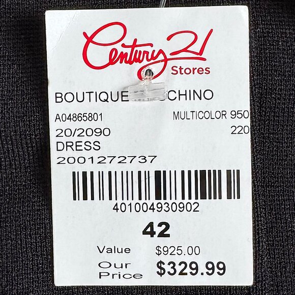 Authentic Moschino Leopard/Black Tight Dress New - Picture 7 of 10